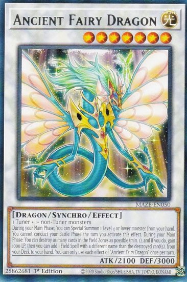 ͷ MAZE-EN050 󥷥ȡե꡼ɥ饴 Ancient Fairy Dragon (Ѹ 1st Edition 쥢)