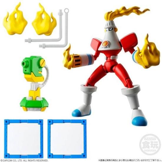 4.ファイアマン＆キャノーダム】 SMP Kit Makes Pose ロックマン