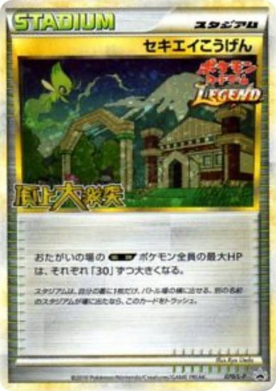 プレイ用】 ポケモンカードゲーム PROMO 070/L-P セキエイこうげん