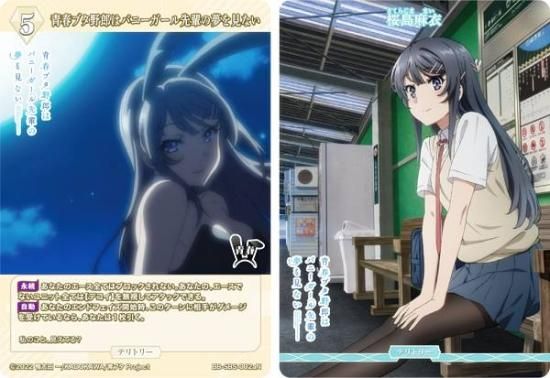 ビルディバイドTCG ブライト BB-SBS-002aN 青春ブタ野郎はバニーガール先輩の夢を見ない/桜島麻衣 (N ノーマル/T テリトリー) -  REALiZE トレカ&ホビー