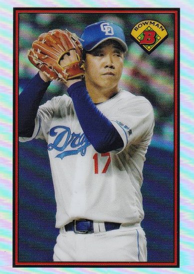 NPB ベースボールカード 89B-23 柳裕也 中日ドラゴンズ (1989 Bowman) 2023 ボウマン - REALiZE トレカ&ホビー