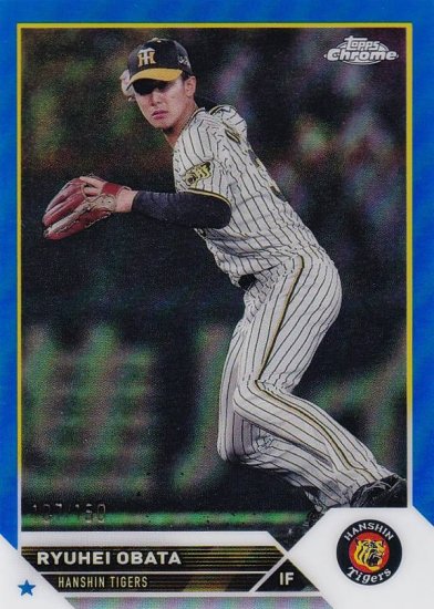 【青フレーム 107/150】NPB ベースボールカード 132 小幡竜平 阪神タイガース (ベースカード) 2023 TOPPS CHROME -  REALiZE トレカ&ホビー