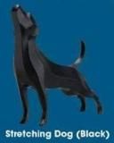 StretchingDog(Black)ۥȥ˥֥ƥ˥顼 븶μ  ɥå