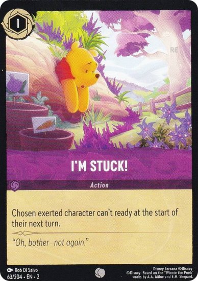 ǥˡ 륫 63/204EN I'm Stuck! (C ) Disney LORCANA