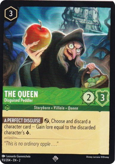 ǥˡ 륫 93/204EN The Queen - Disguised Peddler (SR ѡ쥢) Disney LORCANA