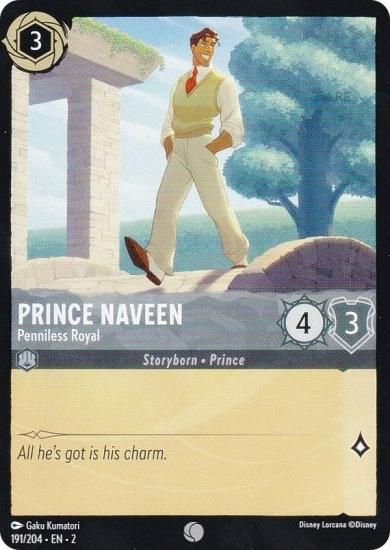 ディズニー ロルカナ 191/204・EN・2 Prince Naveen