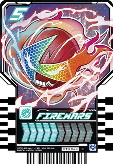 【RT3-043 FIREMARS (C コモン)】 仮面ライダーガッチャード ライドケミートレカ PHASE：03 - REALiZE トレカ&ホビー