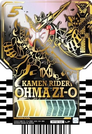 【RT3-114 KAMEN RIDER OHMA ZI-0 (LP レジェンドライダーパラレルレア)】 仮面ライダーガッチャード ライドケミートレカ  PHASE：03 - REALiZE トレカ&ホビー