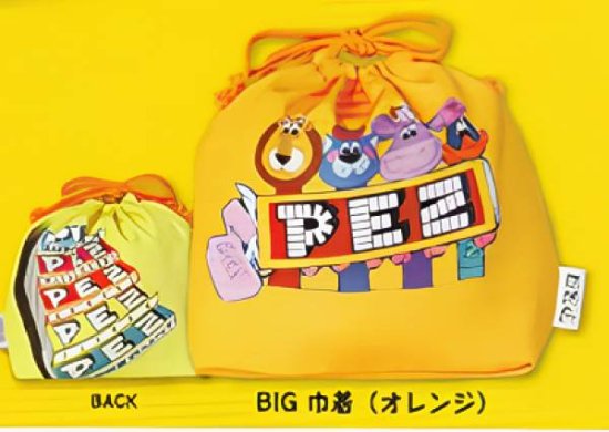 【BIG 巾着（オレンジ）】 PEZ カラフル!アソートコレクション - REALiZE トレカ&ホビー