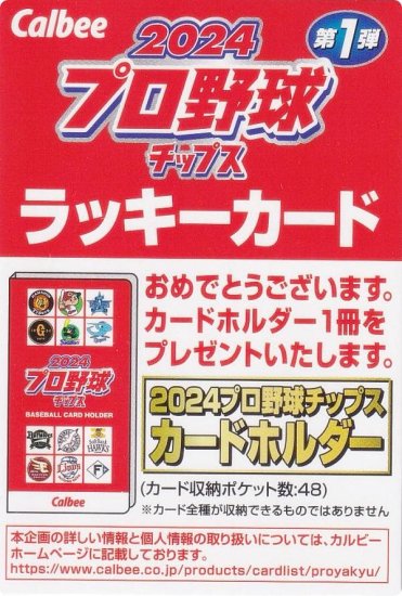 カルビー プロ野球チップス2024 第1弾 カードまとめ売り 物凄