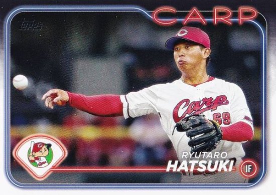 NPB ベースボールカード 138 羽月隆太郎 広島東洋カープ (ベースカード) 2024 TOPPS - REALiZE トレカu0026ホビー