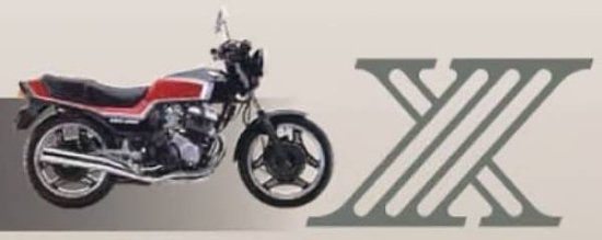 【‘84CBX400F　ブラック/レッド 車体＆Xマーク】HONDA CBX400F バイク&タンク アクリルキーチェーン - REALiZE  トレカ&ホビー