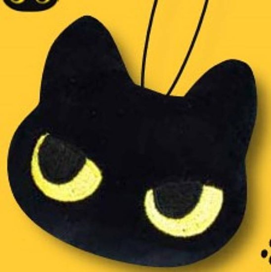 【くろねこ】ふじひと ねこ猫くらしフェイスマスコット - REALiZE トレカ&ホビー