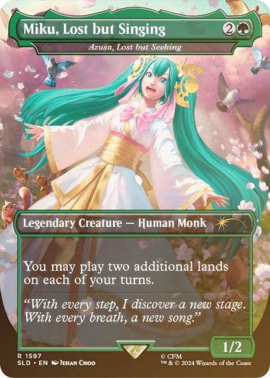 【FOIL】マジックザギャザリング SLD JP 1597 迷える探求者、梓 (英語版 レア) Secret Lair × 初音ミク (MTG) -  REALiZE トレカ&ホビー