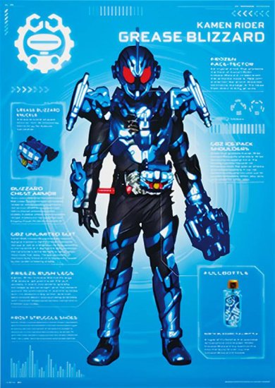 仮面 コレクション ライダー グリス ポスター