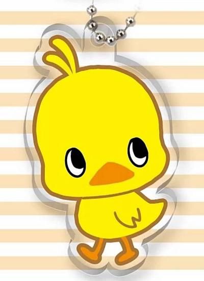 ひよこちゃん(振り返り)】チキンラーメンひよこちゃん アクリル