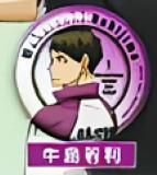 牛島若利 Vリーグ　缶バッジ ハイキュー 牛島若利 Vリーグ 缶バッジ ハイキュー 希少 Vリーグ