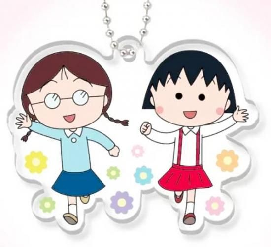 【まる子＆たまちゃん】ちびまる子ちゃん アクリルキーホルダー2 まる子＆たまちゃん】ちびまる子ちゃん アクリルキーホルダー2