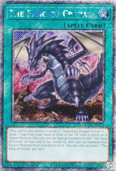 遊戯王 RA04-EN255 クリティウスの牙 (英語版 1st Edition