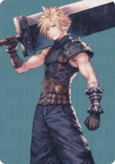 MTG/FF/日本語/拡張アート/foil 元ソルジャー、クラウド EX](FOIL)(フルアート)(0202)元ソルジャー、クラウド/Cloud, Ex