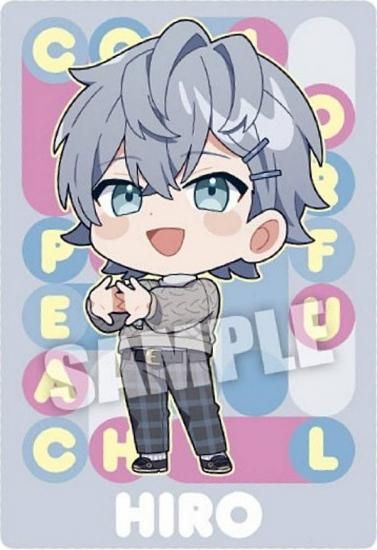No.20 ヒロ (デフォルメイラストカード)】カラフルピーチ