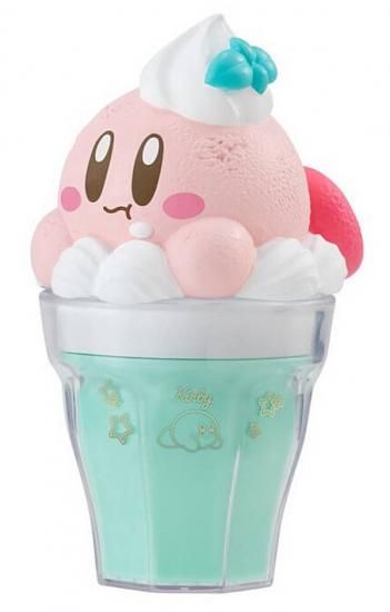 4.カービィ（クリーム）】キャラテフロートケース 星のカービィ