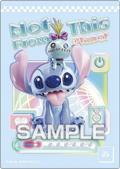 スティッチ No.27 スティッチ＆スクランプ】スティッチ クリアカード