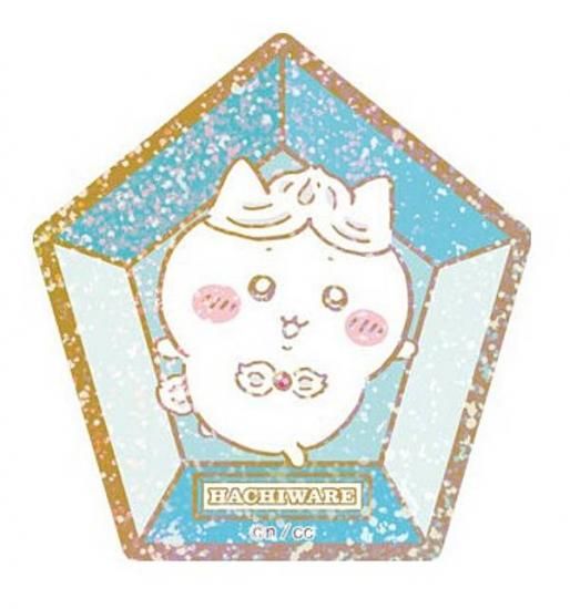 ハチワレ】ちいかわキラキラダイカットステッカー付きグミ ※ステッカー