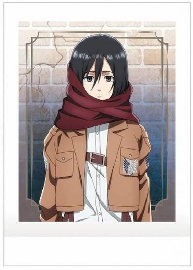 進撃の巨人 ミカサ ぱしゃこれ 02 ミカサ・アッカーマン】進撃の巨人 ぱしゃこれ - トレカ