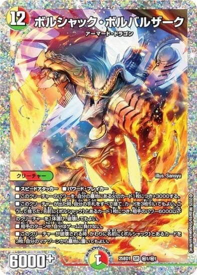 デュエルマスターズ　ボルシャック・ボルバルザーク　スペシャル仕様　シークレット版 ボルシャックボルバルザーク スペシャル仕様シークレット版 秘1