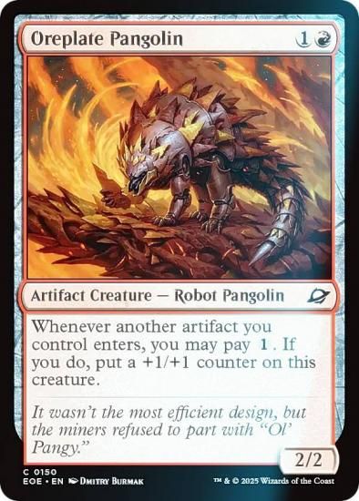 FOIL】マジックザギャザリング EOE EN 0150 鉄鉱鎧の