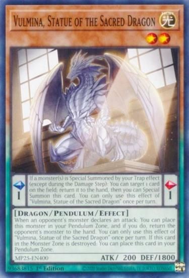 遊戯王 MP25-EN400 聖竜ヴルミナ像 (英語版 1st Edition
