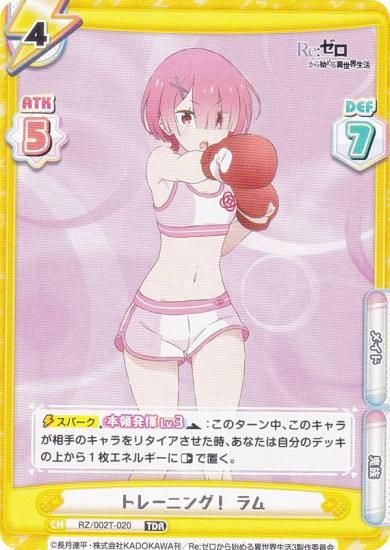 ReС RZ/002T-020 ȥ졼˥󥰡  (TDR) ȥ饤륻å Re:Ϥ vol.2