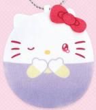 ハローキティ(フェイス)】Q・B・B 型抜きチーズキーホルダー Hello