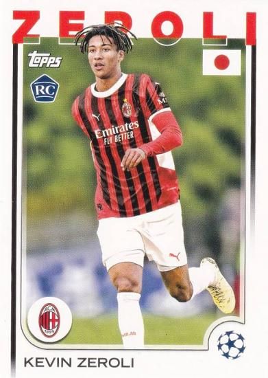 UEFA å 34 Kevin Zeroli AC Milan (١/ROOKIE)