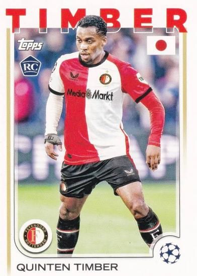 UEFA å 43 Quinten Timber Feyenoord (١/ROOKIE)