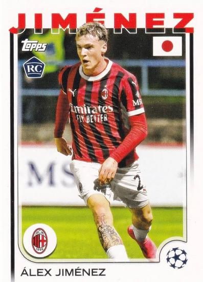 UEFA å 73 Alex Jimenez AC Milan (١/ROOKIE)