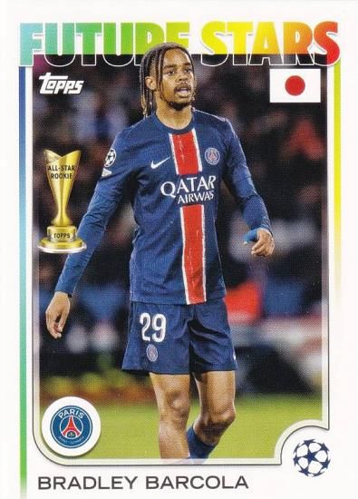 UEFA å 116 Bradley Barcola Paris Saint-Germain (١)