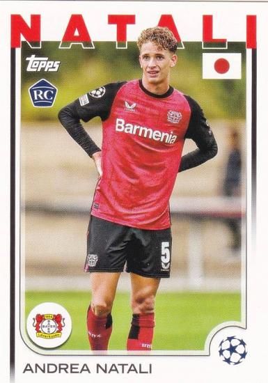 UEFA å 128 Andrea Natali Bayer 04 Leverkusen (١/ROOKIE)