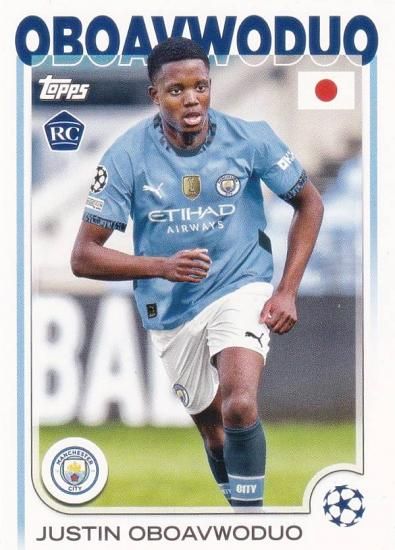 UEFA å 144 Justin Oboavwoduo Manchester City (١/ROOKIE)