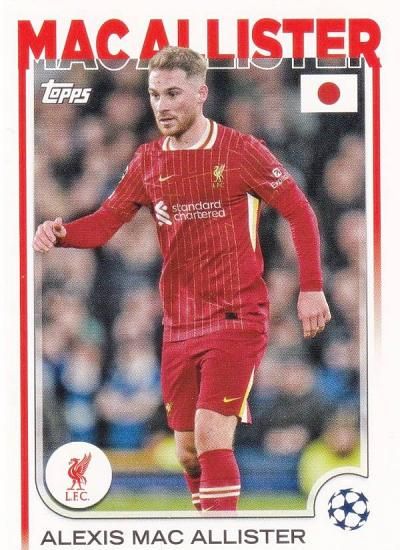 UEFA å 182 Alexis MAC Allister Liverpool FC (١)