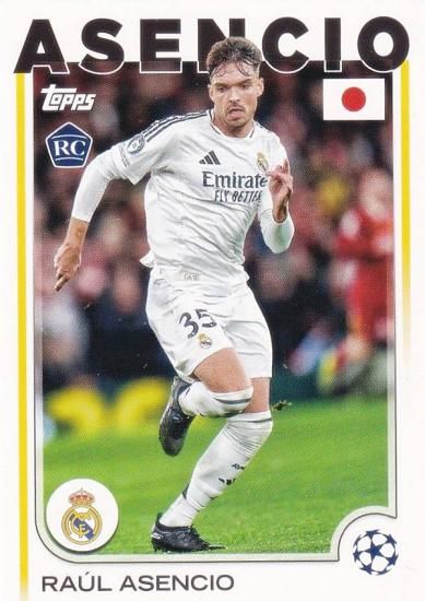 UEFA å 186 Raul Asencio Real Madrid C.F. (١/ROOKIE)