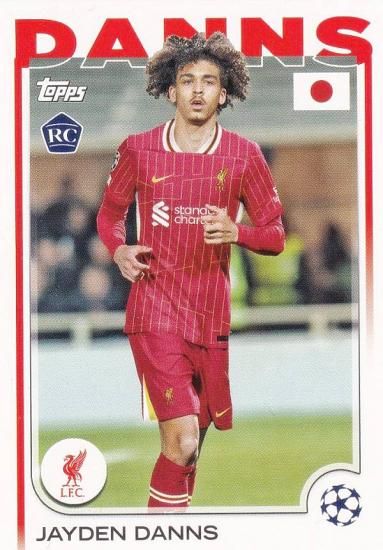 UEFA å 193 Jayden Danns Liverpool FC (١/ROOKIE)