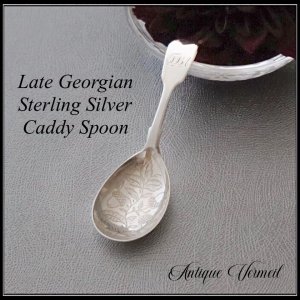Late Georgian(WilliamIV)  Sterling Silver Caddy Spoon Acorn ѹ񥢥ƥСʶ925ķΥǥס  
