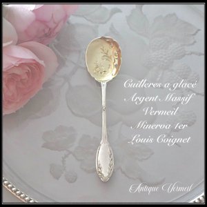 カトラリー - Spoons, Forks & Knives - ANTIQUE VERMEIL Antique