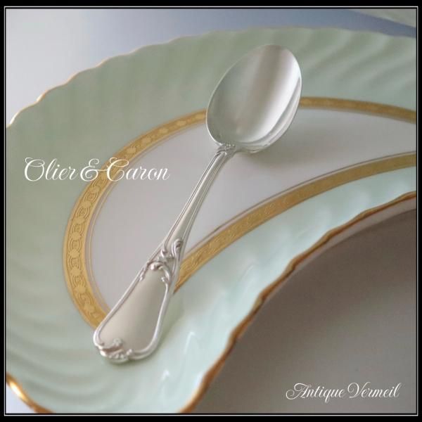 美品 カルディヤック クリストフル ルネサンス ルネッサンス デザートフォーク カルディヤック フレンチスターリング シルバー デザート用