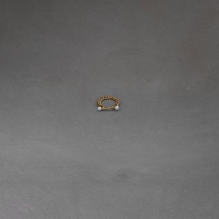 Pearl Bar Chain Ring(GD)