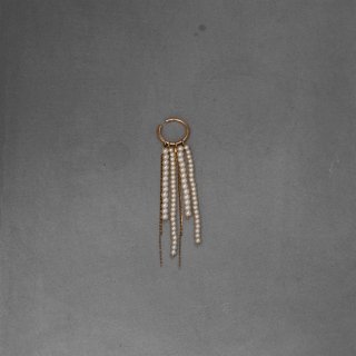 Fringed Chain Mixed Pearl Ear Cuff(GD)