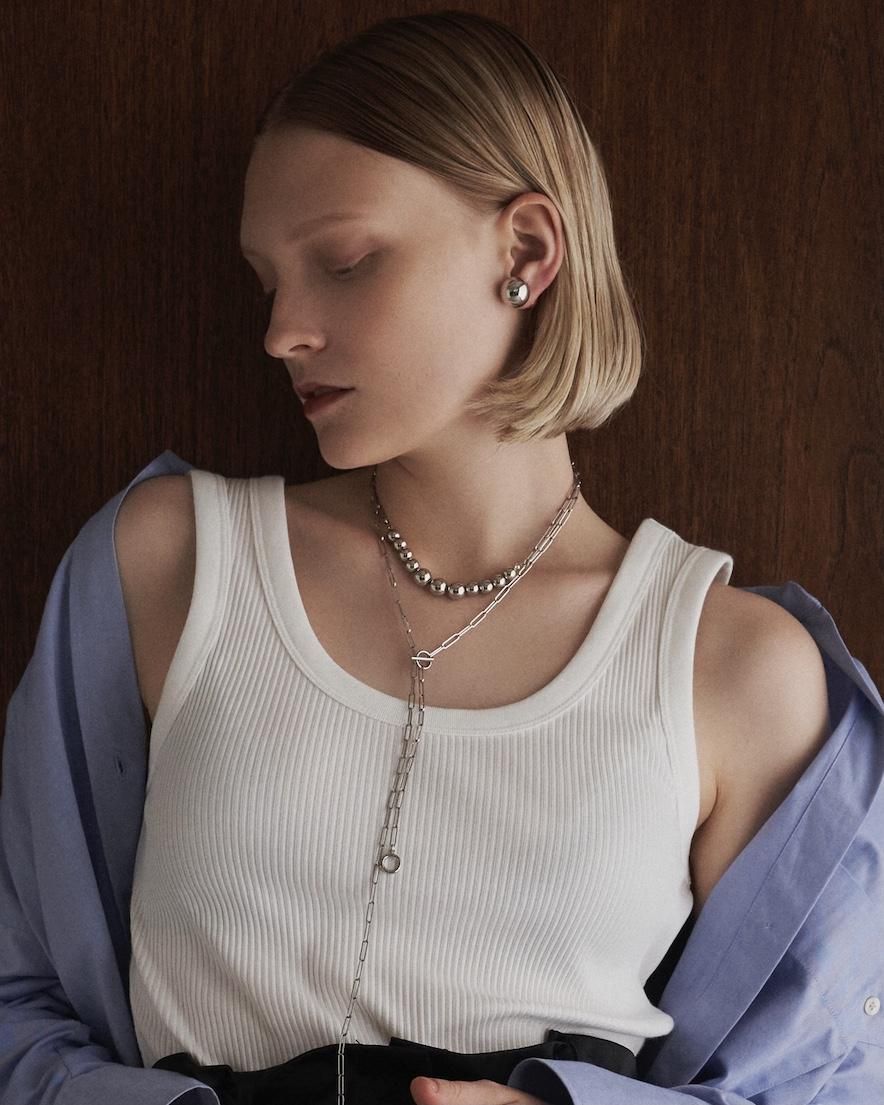LOHME ChandelierChainPierce ローム ピアス パール ハートチェーンピアス | おしゃれなイヤリング - LOHME ONLINE STORE