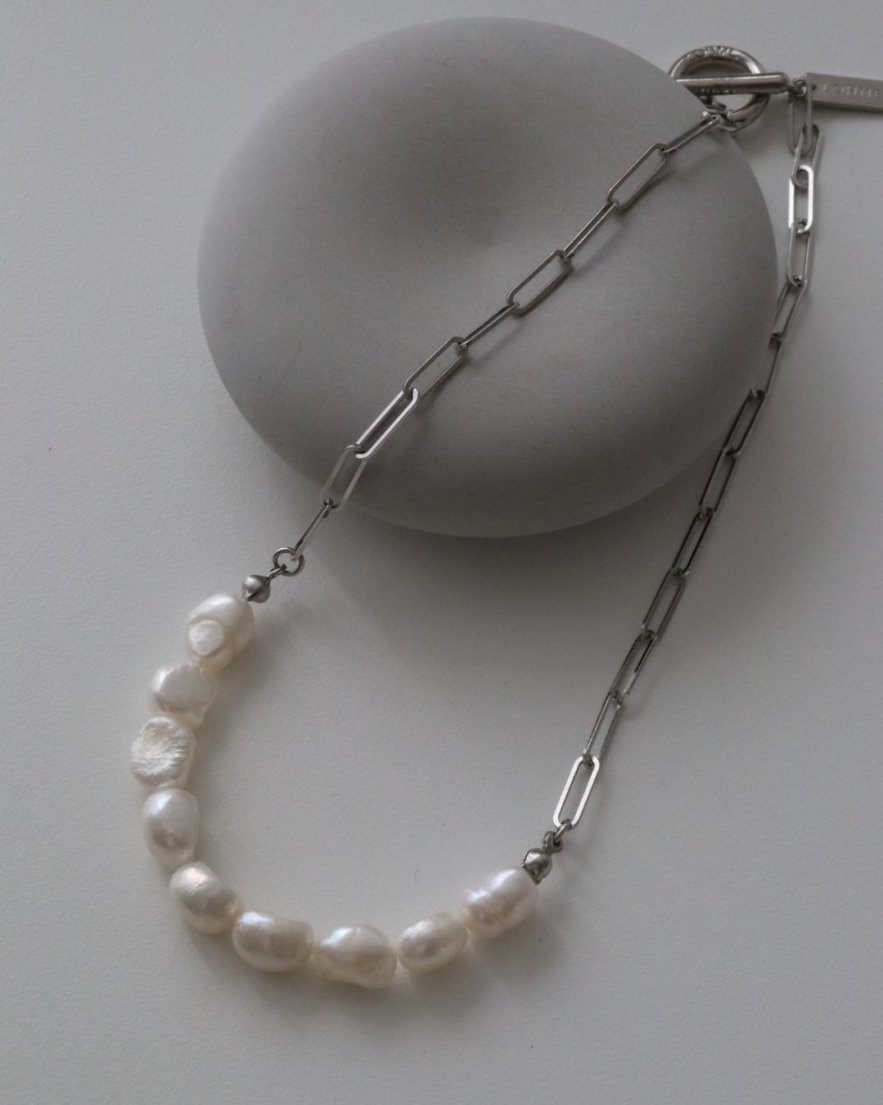 Pearl Choker Necklace<br> (GD)